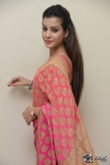 Diksha Panth at O Sthree Repu Ra Movie Trailer Launch